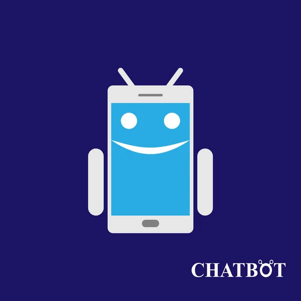 Chatbot ou chatterbot ilustração —  Vetores de Stock