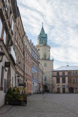 Lublin eski şehir sokaklarında