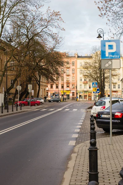 Straten van de oude stad Lublin — Stockfoto