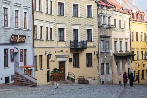 Calles del casco antiguo de Lublin — Foto de Stock