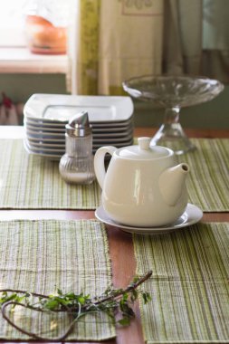 Sabah masada çaydanlık