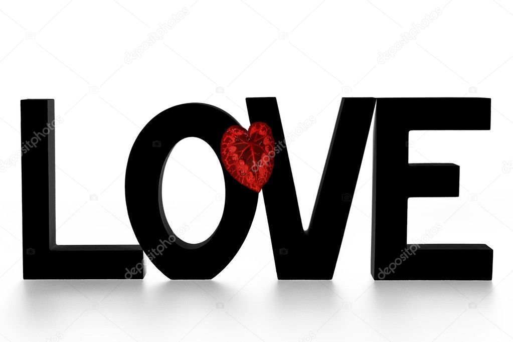 Love Concept on white background