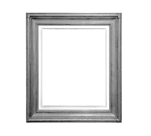 Silver picture frame — Stock Photo, Image