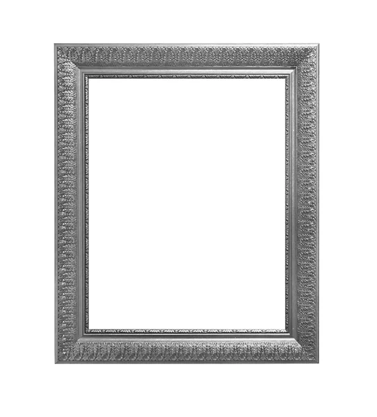 Silver picture frame — Stock Photo, Image