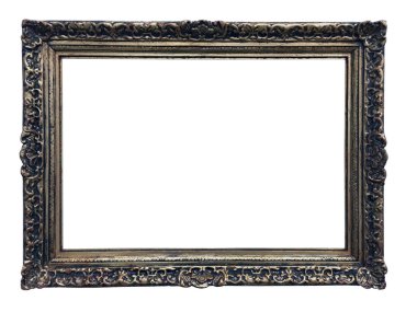 Beyaz arka plan üzerinde izole klasik çerçeve