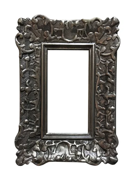 Vintage Frame Geïsoleerd Witte Achtergrond — Stockfoto