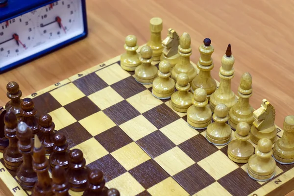 Šachová figurka, obchodní koncepce strategie, vedení, tým a úspěch. — Stock fotografie