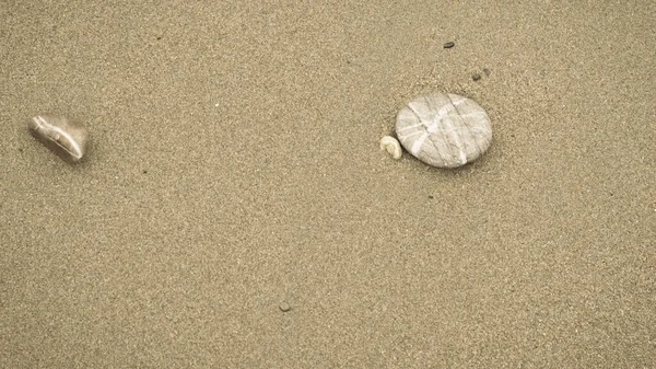 Nahaufnahme des Sandmusters eines Strandes im Sommer — Stockfoto