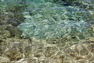 Parlak mavi su dalgalanma arkaplanı