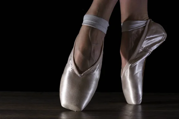 Feet ballerina close-up — Stock Photo, Image