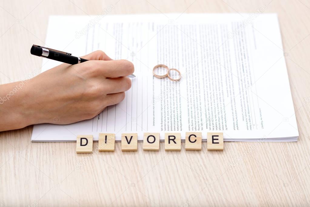 Concept Of Divorce.