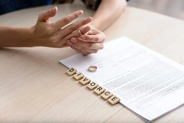 Scheidungskonzept. — Stockfoto