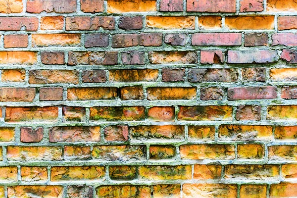 Gammal tegelvägg. grunge bakgrund. — Stockfoto