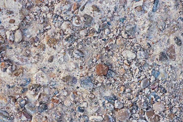Каменный Фон Мелкие Камни Песком Пространство Копирования Поверхности — стоковое фото