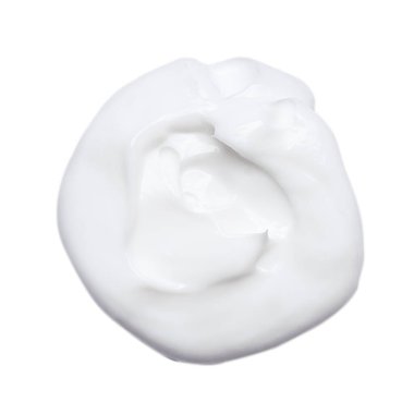 smear kozmetik, güneş kremi, beyaz arkaplanda yaşlanmayı önleyici krem, boşluğu kopyala