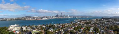 Devonport Auckland city panoramik manzaralı