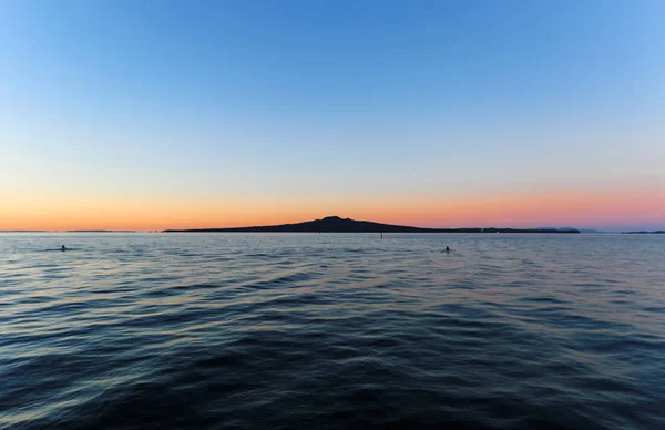 Ilha Rangitoto Crepúsculo — Fotografia de Stock