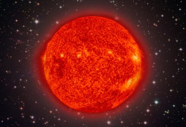 Güneş sistemi - Sun. Güneş sisteminin merkezinde yıldızdır.