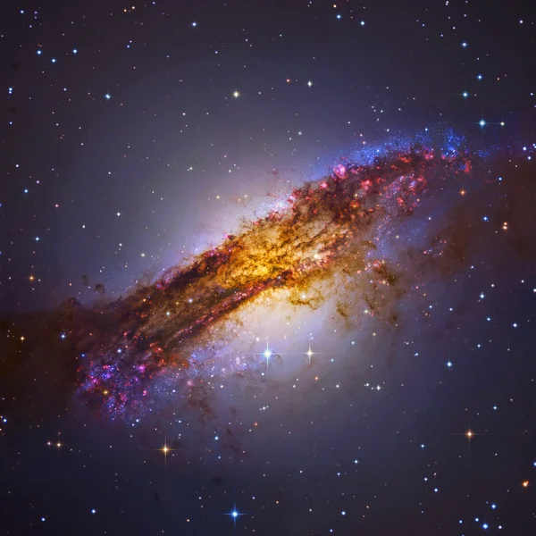 Zentaurus a ist eine Galaxie im Sternbild Zentaurus. Stockbild