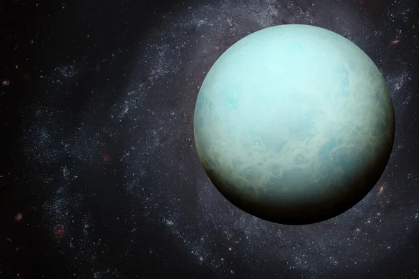 Güneş sistemi - Uranüs. Nasa tarafından döşenmiş bu görüntü unsurları.