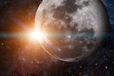 Güneş sistemi - toprak metalleri Moon. Ay Dünya'nın tek doğal uydusu..