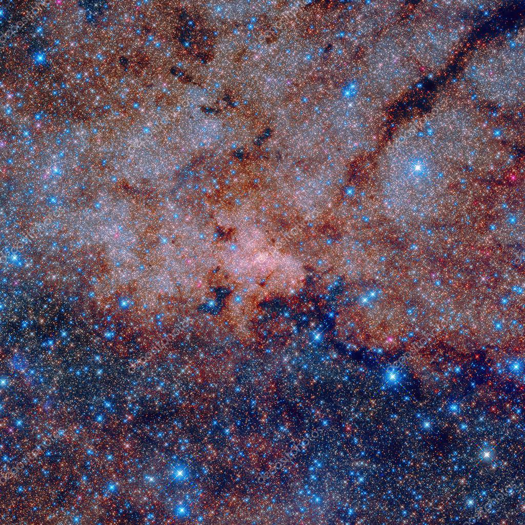 Le Centre Galactique De La Voie Lactée Image Infrarouge