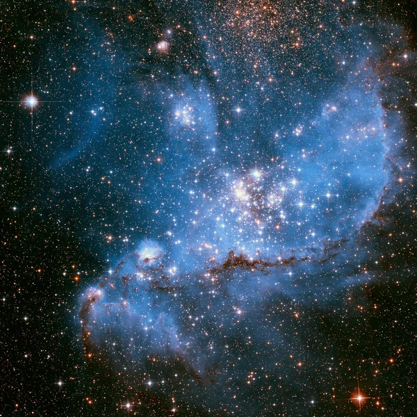 La Piccola Nube di Magellano è una galassia nana vicino alla Via Lattea. — Foto Stock