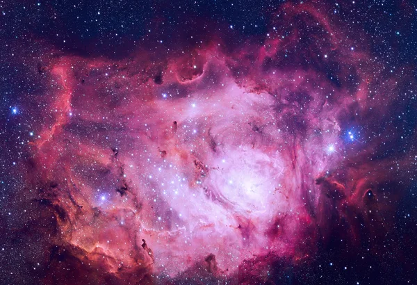 Mgławica Laguna znajdująca się w gwiazdozbiorze Strzelca. — Zdjęcie stockowe