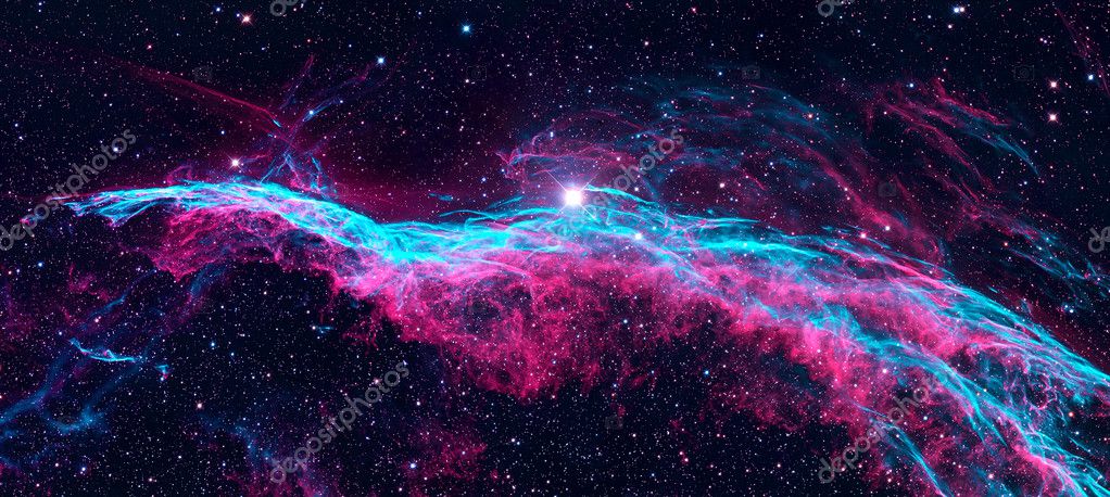 The Veil Nebula in the constellation Cygnus. Stock Photo by ©NASA.image  127137450