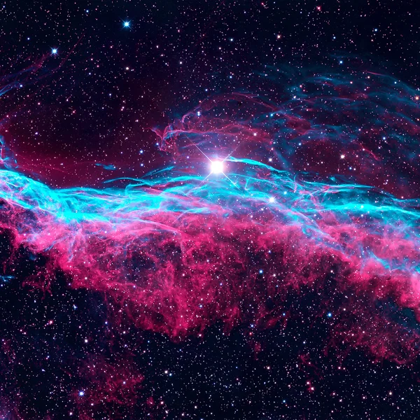 Το Veil Νεφέλωμα στον αστερισμό του Κύκνου. — Φωτογραφία Αρχείου