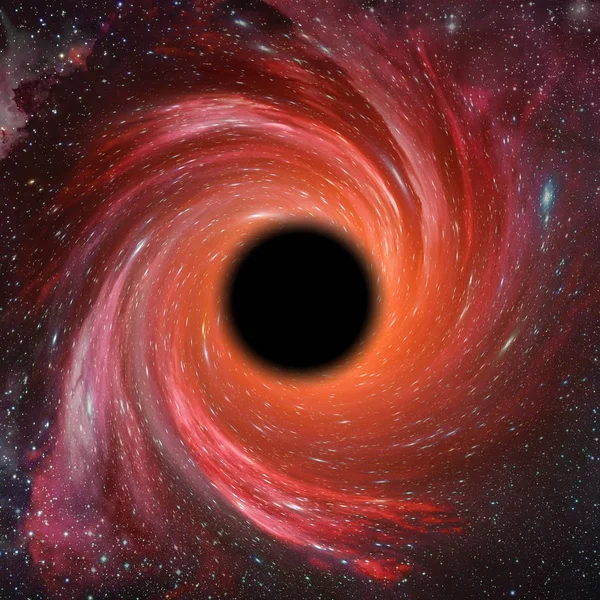 Black hole in space. — Stock Photo, Image