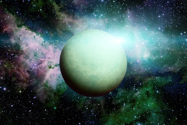 Планета Уран. Элементы этого изображения предоставлены НАСА. — стоковое фото
