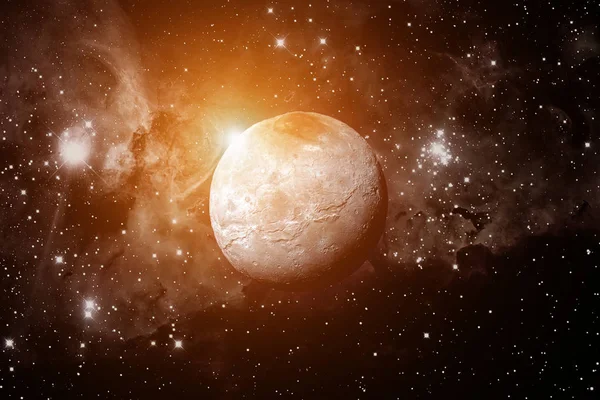 Charon cüce gezegen Pluto 'nun en büyük uydusudur.. — Stok fotoğraf