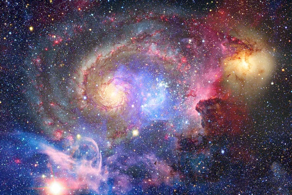 은하와 성운. 추상적 인 우주 배경. — 스톡 사진