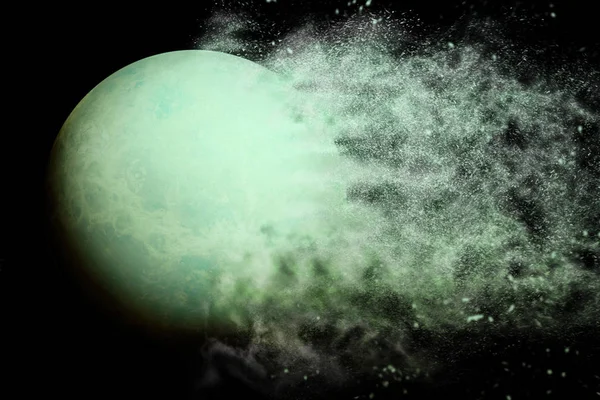 Planetenexplosion - Uranus. Elemente dieses Bildes von der nasa — Stockfoto