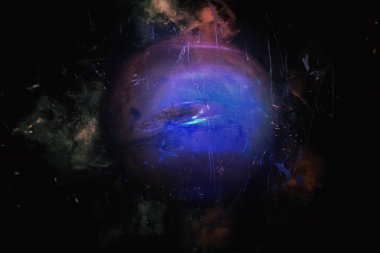 Gezegen resim - Neptün. Nasa tarafından döşenmiş bu görüntü unsurları