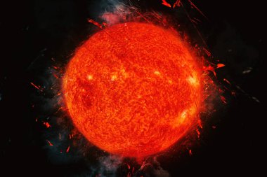 Gezegen resim - Nasa tarafından döşenmiş bu görüntü güneş unsurları