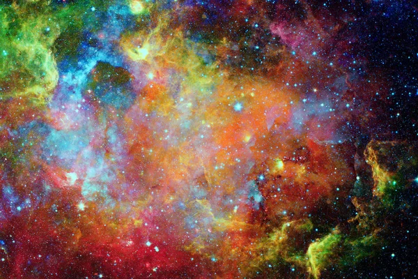 Galáxia e nebulosa. Elementos desta imagem fornecidos pela NASA — Fotografia de Stock