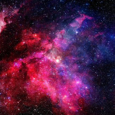 Güzel bulutsu, yıldızların ve galaksilerin.