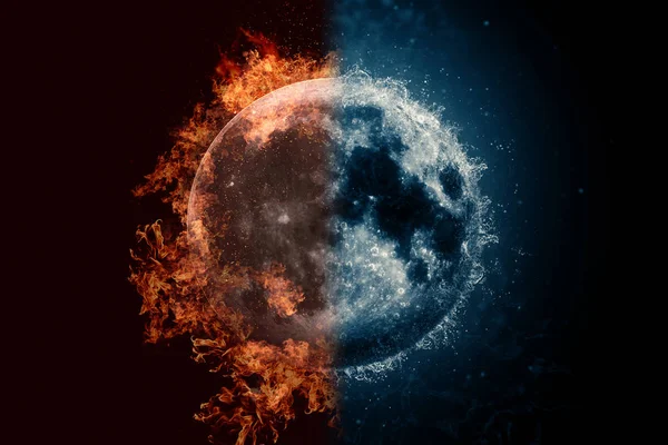 Ateş ve su moon. Kavramı bilim-kurgu sanat