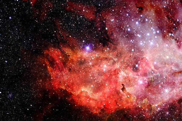 Abstrakter wissenschaftlicher Hintergrund - Galaxie und Nebel im All. — Stockfoto