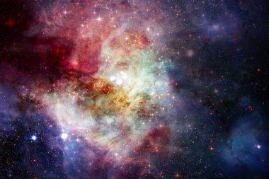 Derin uzay nebulada. Nasa tarafından döşenmiş bu görüntü unsurları.