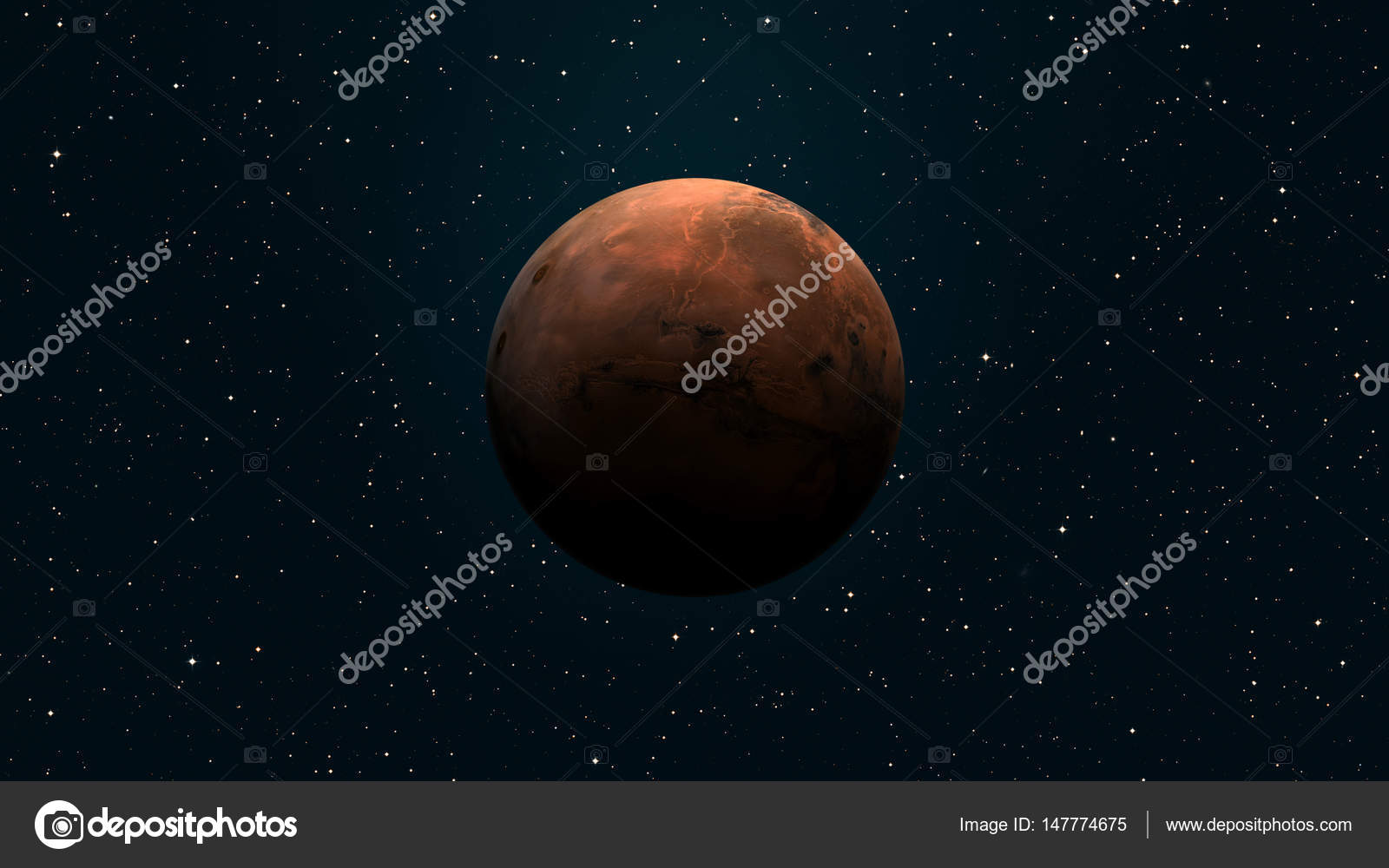 Sistema solar - Marte. Es el cuarto planeta desde el sol — Fotos de ... Sistema solar - Marte. Es el cuarto planeta desde el sol — Fotos de ...