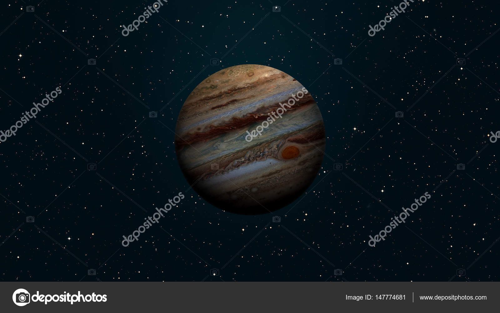 Système Solaire Jupiter Cest La Plus Grosse Planète Du