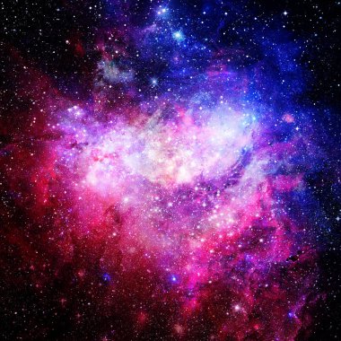 Güzel bulutsu, yıldızların ve galaksilerin.