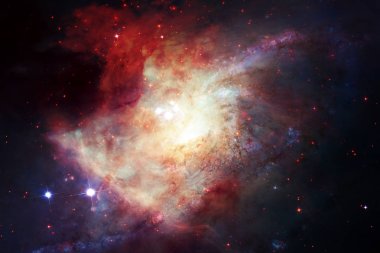 Soyut alan arkaplanı. Bu görüntünün elementleri NASA tarafından desteklenmektedir