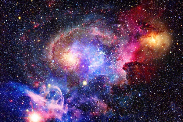 은하와 성운. 추상적 인 우주 배경. — 스톡 사진