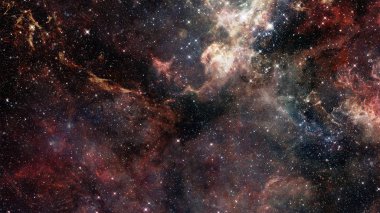 Galaksi uzayda. Bu görüntünün elementleri NASA tarafından döşenmiştir