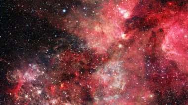 Galaksi uzayda. Bu görüntünün elementleri NASA tarafından döşenmiştir