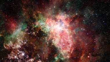 Galaksi uzayda. Bu görüntünün elementleri NASA tarafından döşenmiştir